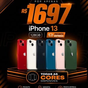13 128GB PRONTA ENTREGA TODAS CORES